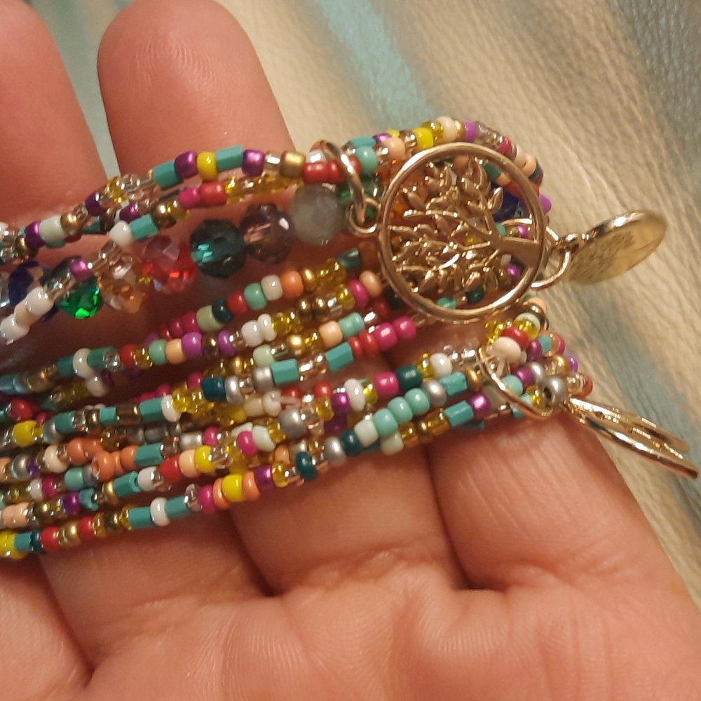 Gypsy Sun Hand Crafted Rainbow child tree lover Bracelet - Picture 9 of 9